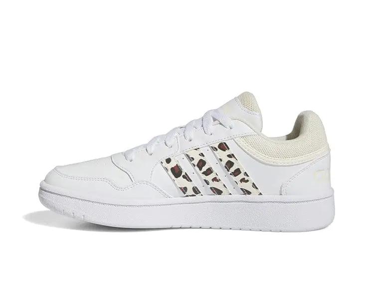 Zapatilla Adidas Hoops 3.0 Mujer Blanco Animal Print