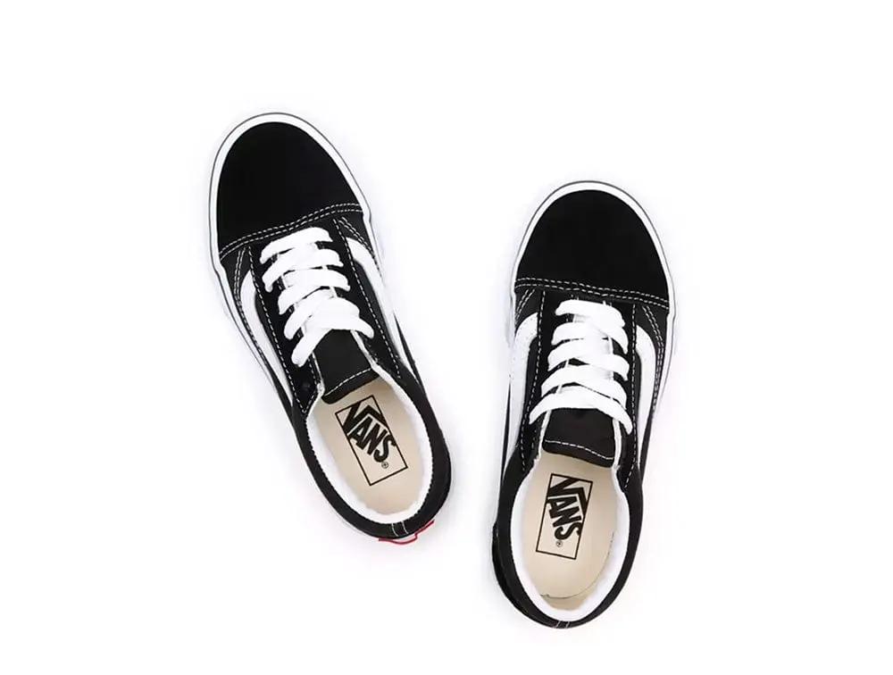 Zapatilla Vans Old Skool Plataforma Junior Negro