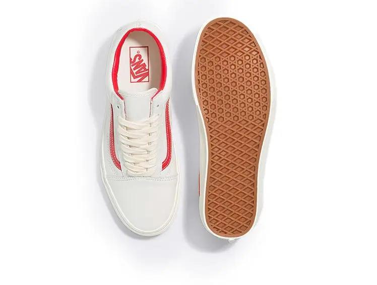 Zapatilla Vans Old Skool Vintage Leather Hombre Blanco