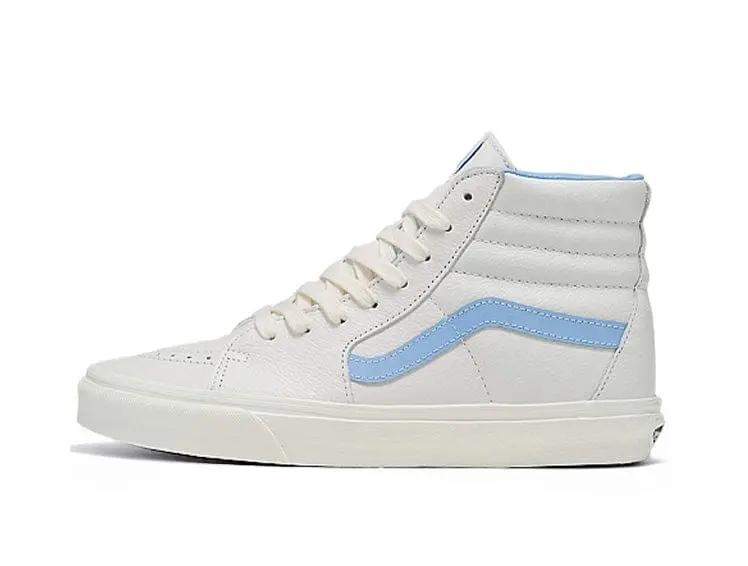 Zapatilla Vans Sk8-Hi Vintage Leather Mujer Blanco