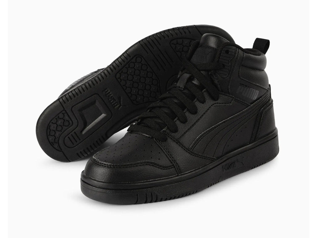 Zapatillas Puma Rebound V6 Cadete Mono Negro