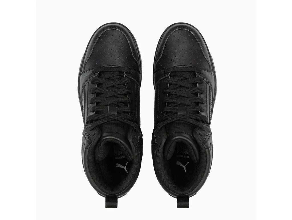 Zapatillas Puma Rebound V6 Cadete Mono Negro