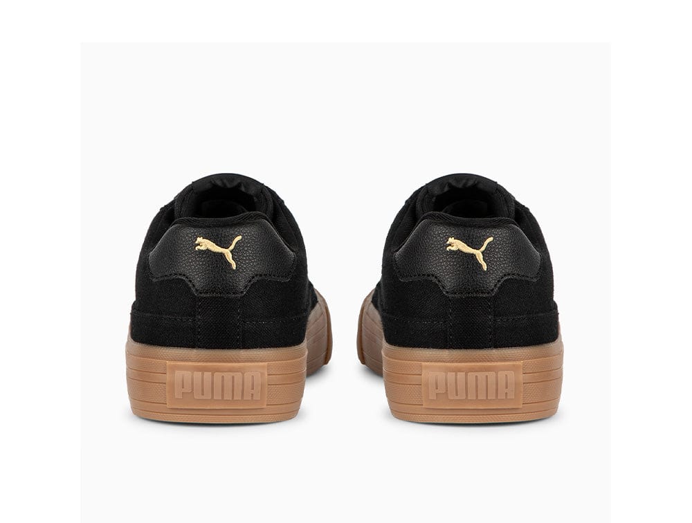 Zapatilla Puma Court Classic Vulc Hombre Negro - Suela Gum