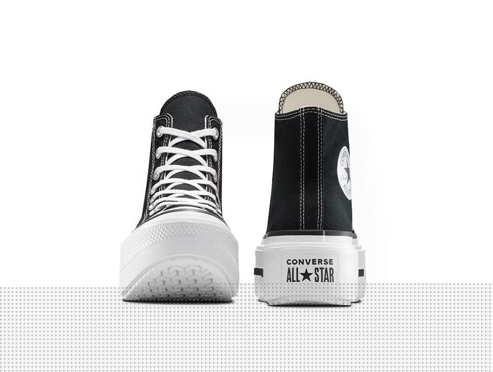 Zapatillas Converse Chuck Taylor Lift Double Stack Mujer Negro