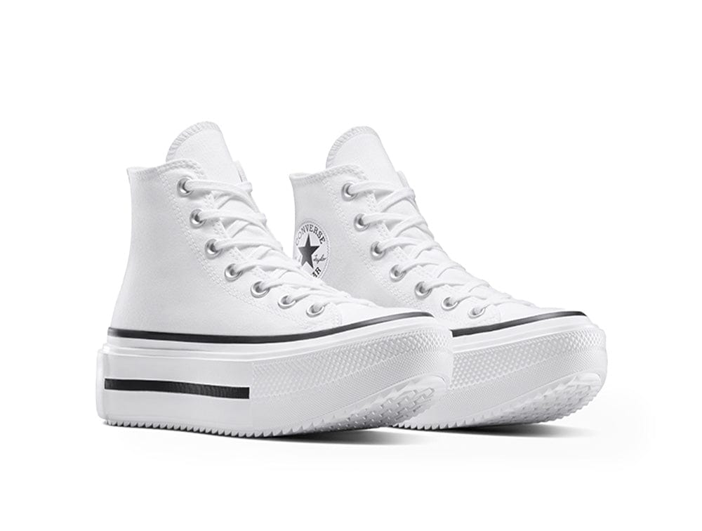 Zapatillas Converse Chuck Taylor Lift Double Stack Mujer Blanco