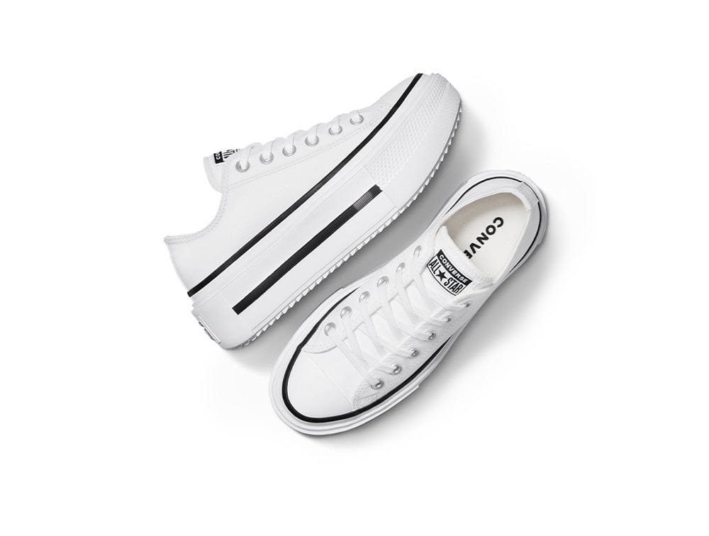 Zapatillas Converse Chuck Taylor Lift Double Stack Mujer Blanco