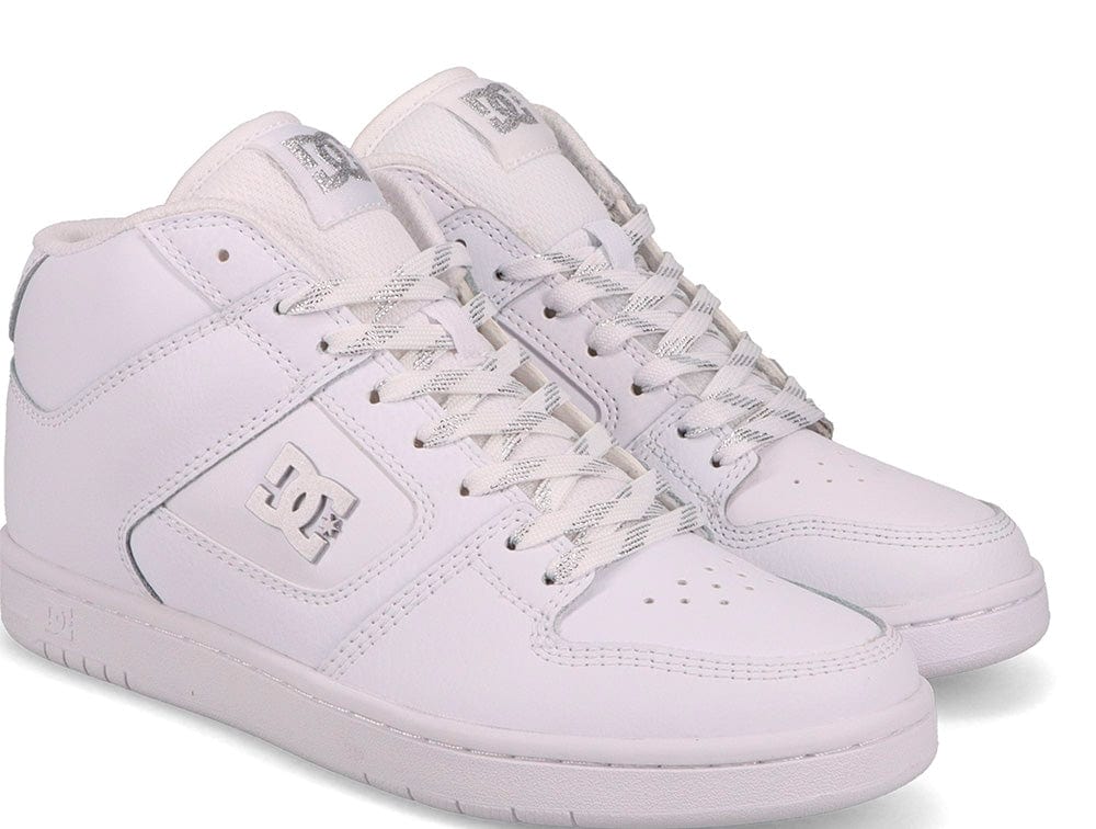 Zapatilla Dc Manteca 4 Mid Mujer Blanco