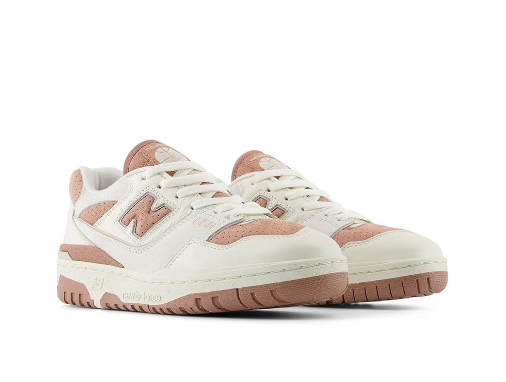 Zapatilla New Balance 550 Mujer Blanco Rosado