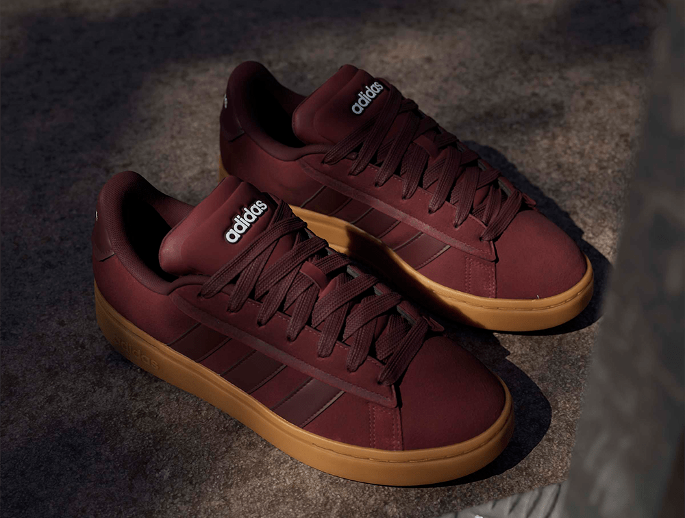 Zapatillas Adidas Grand Court Alpha 00S Hombre Burdeo